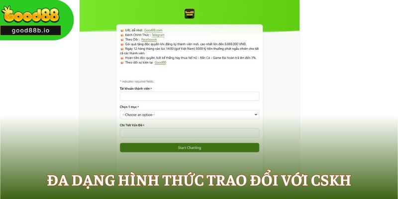 Đa dạng hình thức trao đổi với CSKH